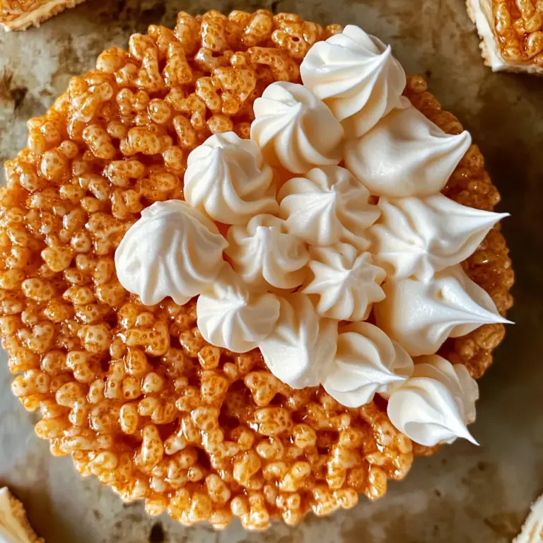 Pumpkin Pie Rice Krispies Treats