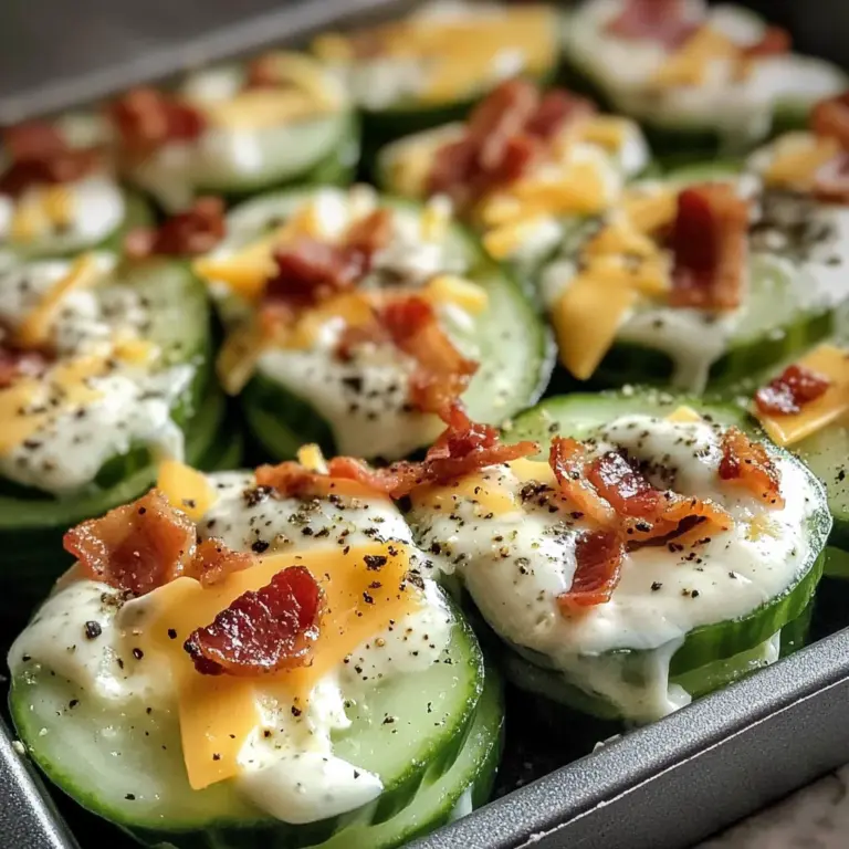 Quick and Flavorful Cucumber Snack