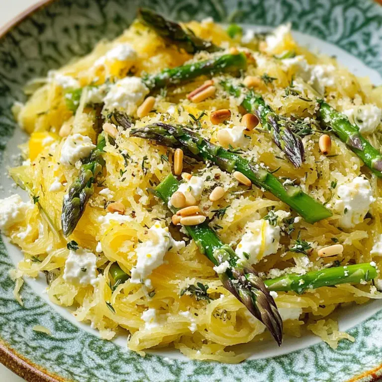 Recipe: Spaghetti Squash with Asparagus, Ricotta, Lemon, and Thyme