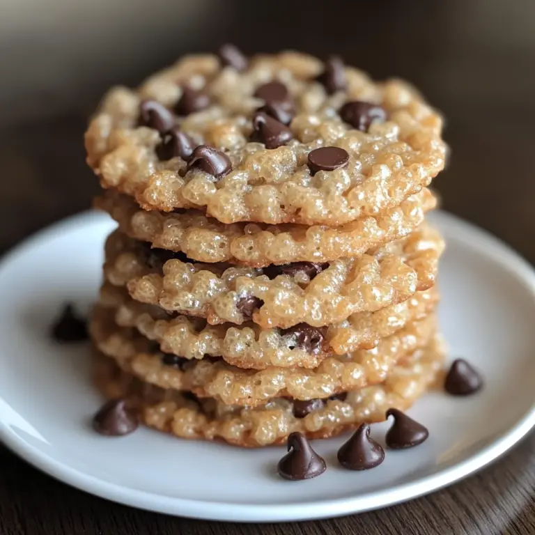 Rice Krispie Chocolate Chip Cookies