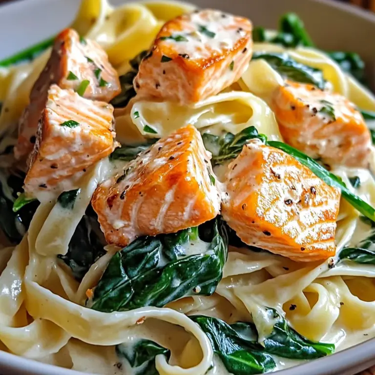 Salmon Spinach Pasta Dish: A Delicious and Nutritious Recipe to Try Today