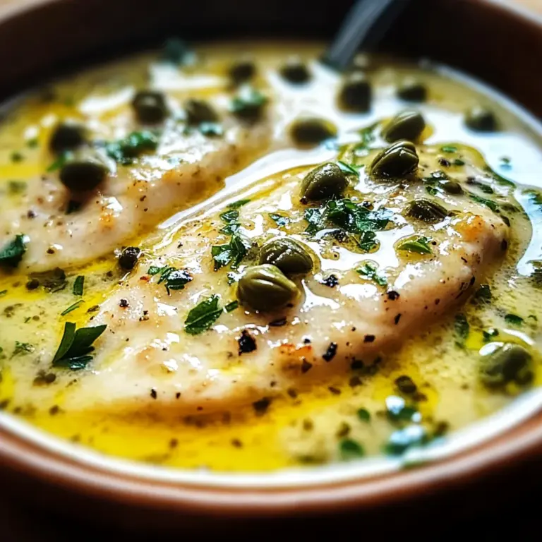 Simple Lemon Caper Sauce
