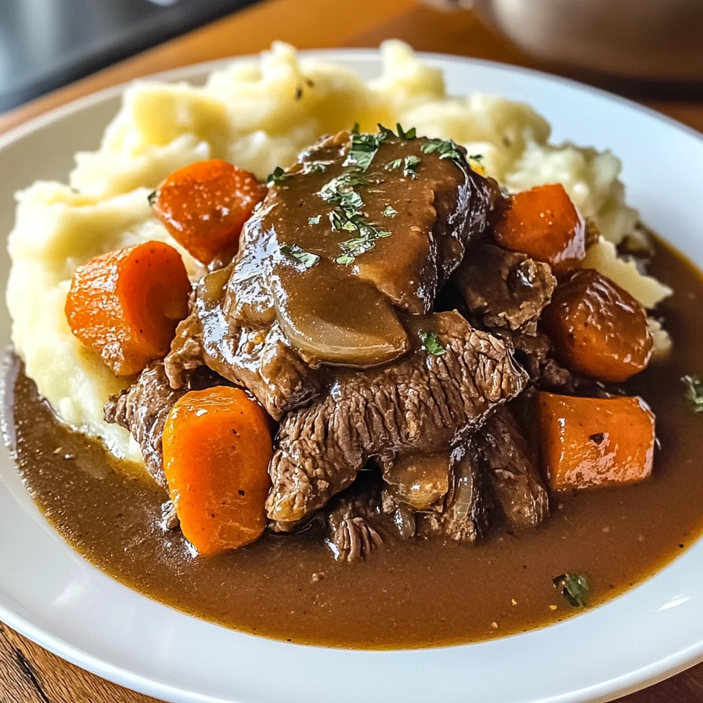 Slow Cooker Beef Manhattan