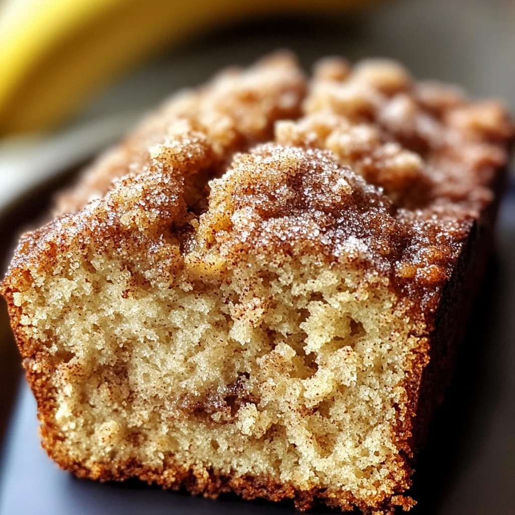 Snickerdoodle Banana Bread Recipe