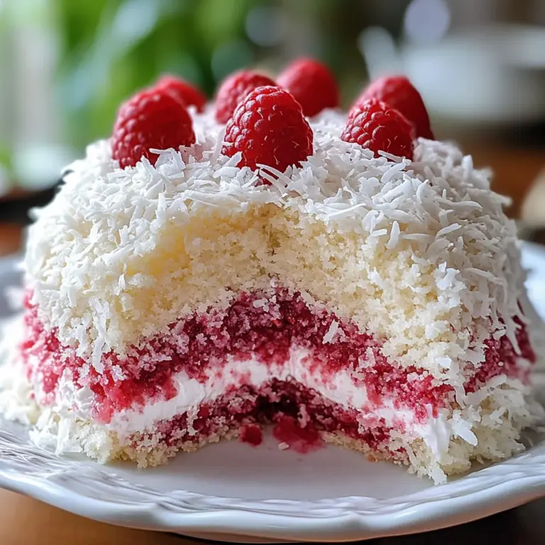 Snowball Cake Recipe – 7 Irresistible Reasons to Try This Raspberry Coconut Dessert