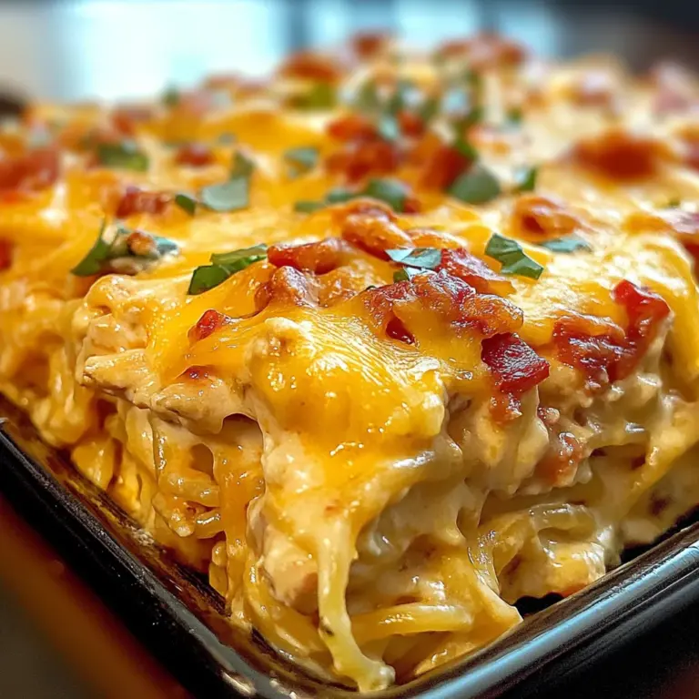 Spicy Southern Cheesy Chicken Spaghetti Casserole