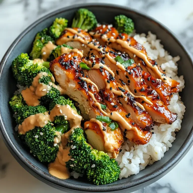 Sticky Chicken Bowls Recipe
