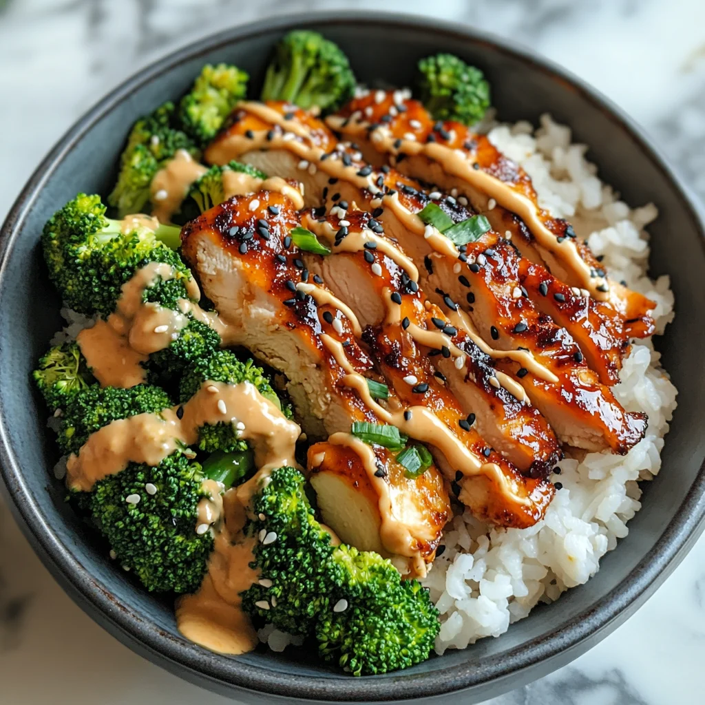Sticky Chicken Bowls Recipe