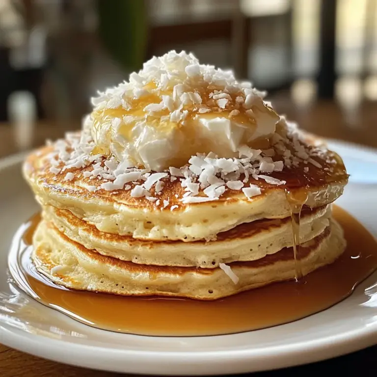 Sweet Coconut Cream Pancakes: A Breakfast Delight You’ll Love!