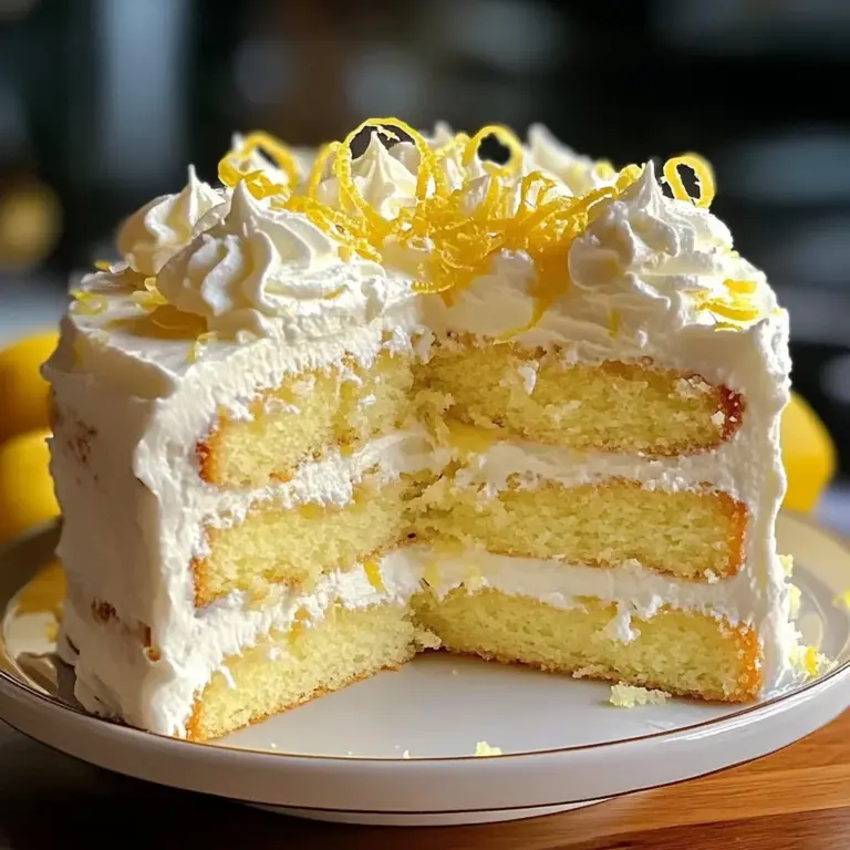 Top 1 Italian Lemon Cream Cake : Irresistible and Luscious