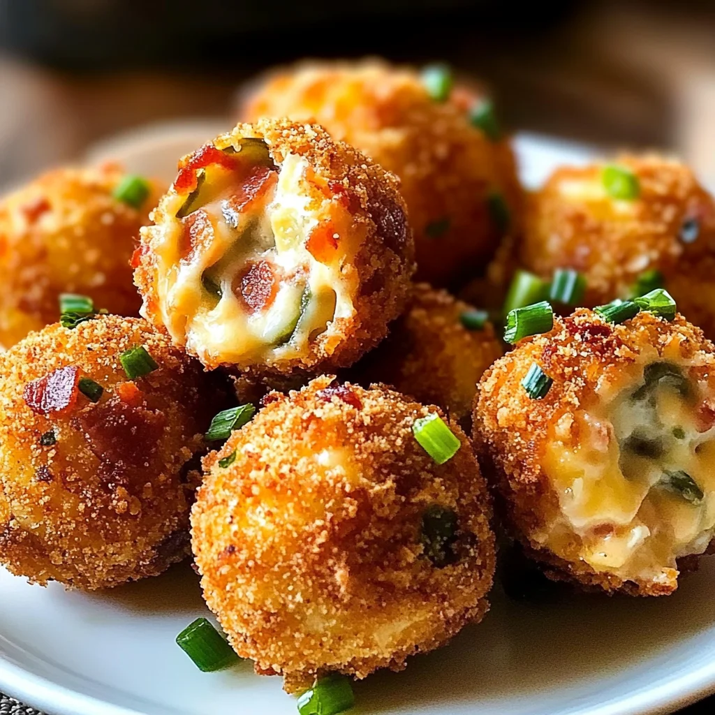 Turkey Bacon Jalapeño Popper Cheese Balls