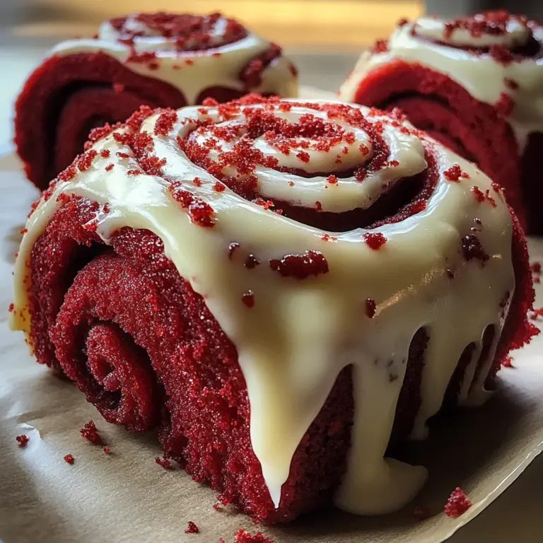 ed Velvet Cinnamon Rolls: A Decadent Twist on a Classic