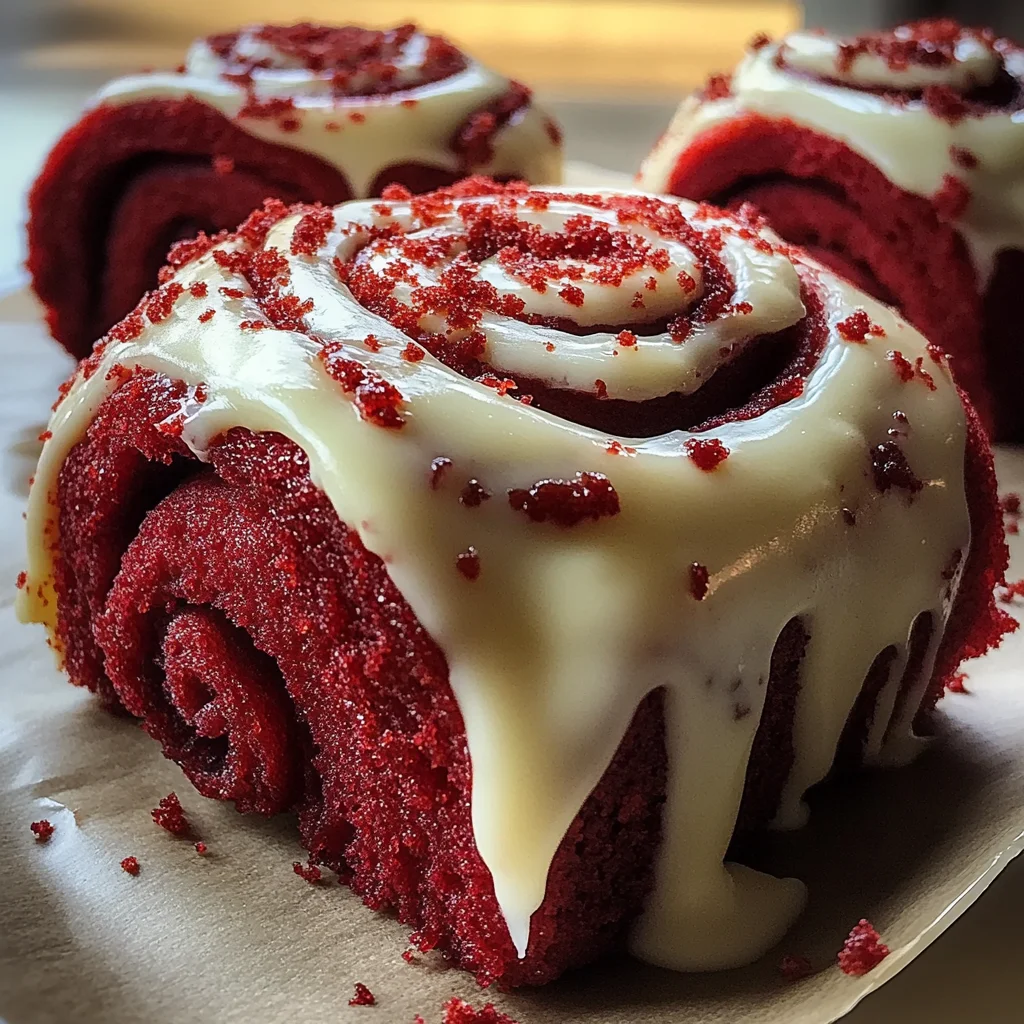 ed Velvet Cinnamon Rolls: A Decadent Twist on a Classic