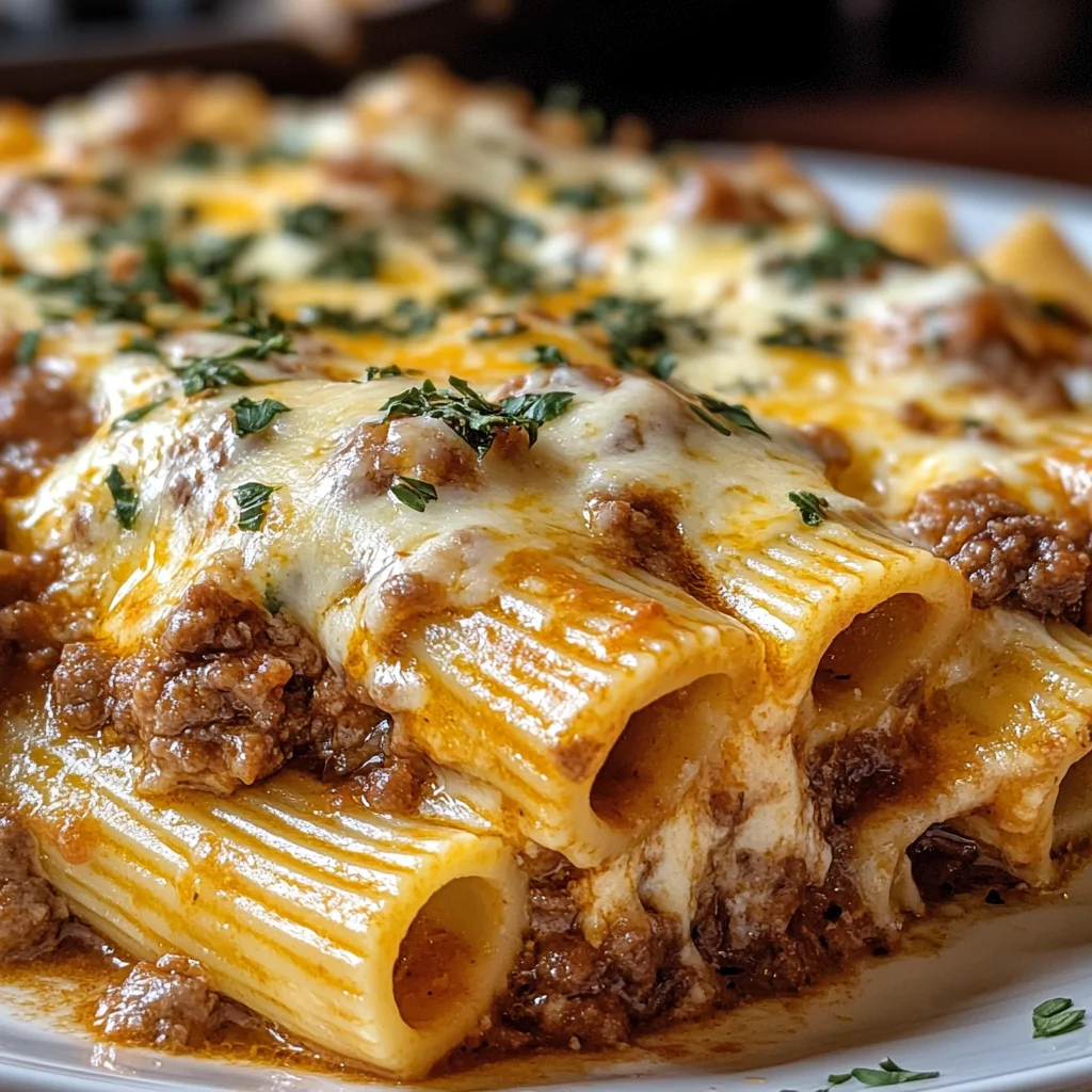 Baked Rigatoni Stuffed with Beef Ragu & Mozzarella: Discover the Secret to Perfect Comfort Food!