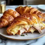 Baked Turkey and Cheese Croissant Recipe