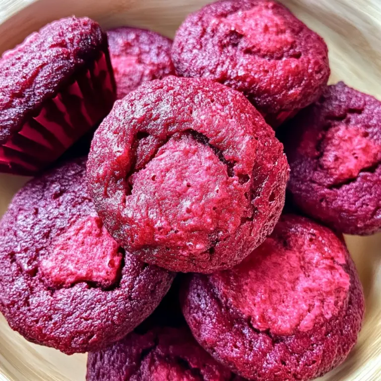 Beet Muffins for Babies