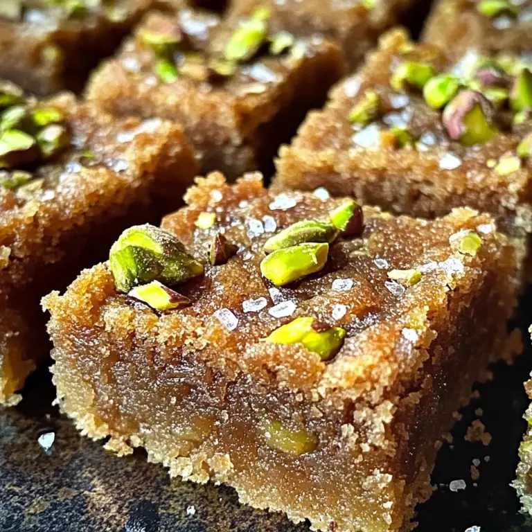 Brown Butter and Honey Pistachio Cookie Bars Recipe