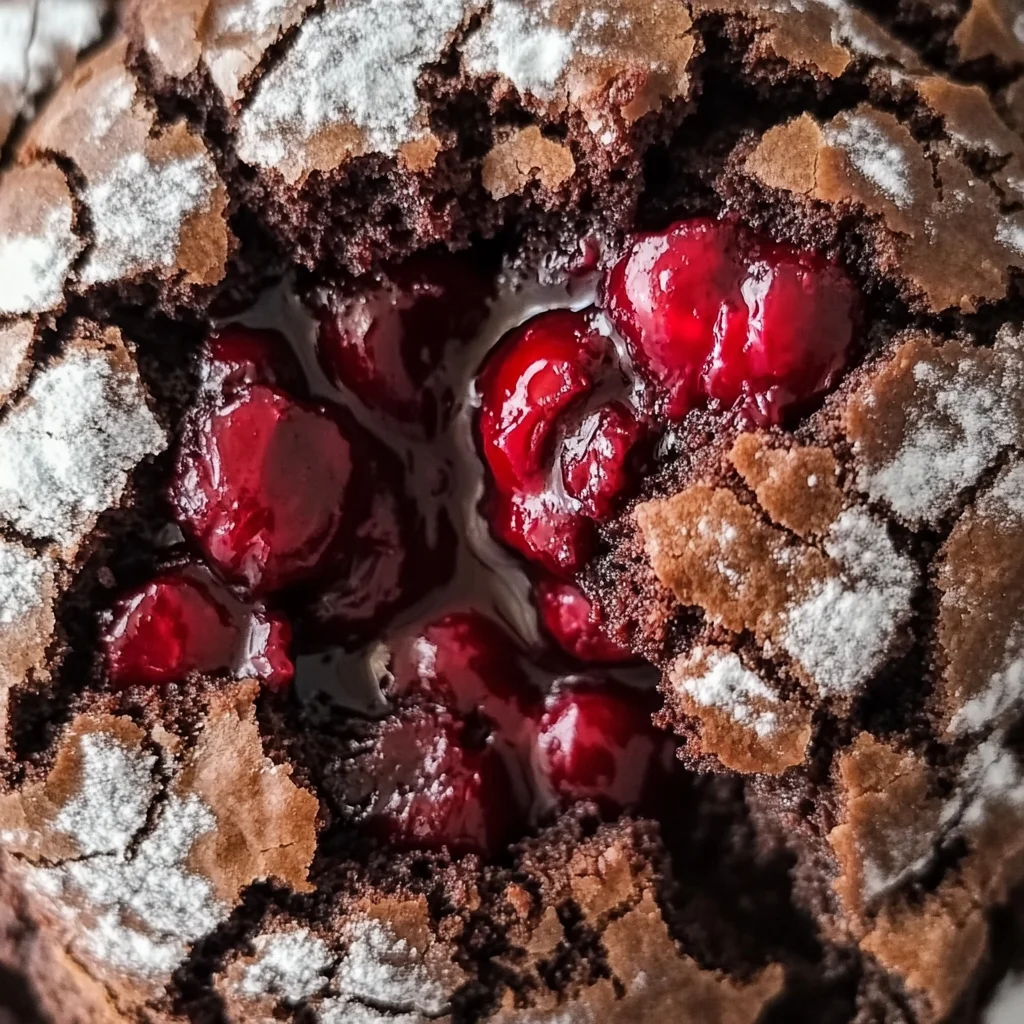 Chocolate Cherry Crinkle Cookies: The Festive, Fudgy Holiday Showstopper (Crackly Tops, Cherry Swirls & Ready in 30 Minutes!)