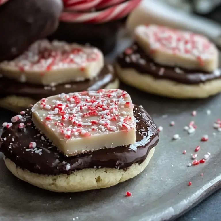 Chocolate Peppermint Bark Sugar Cookies