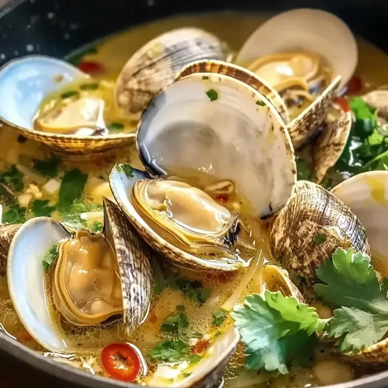 Coconut Broth Clams with Lemongrass: An Incredible Tropical Seafood Delight
