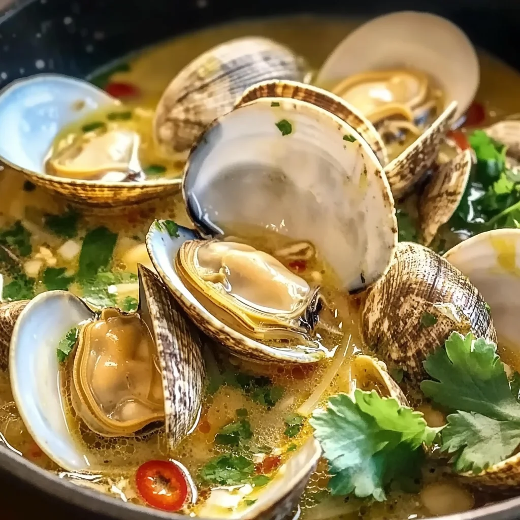 Coconut Broth Clams with Lemongrass: An Incredible Tropical Seafood Delight