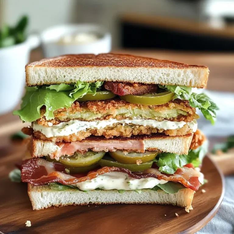 Crunchy Fried Green Tomato BLT Sandwich - Alrightwithme