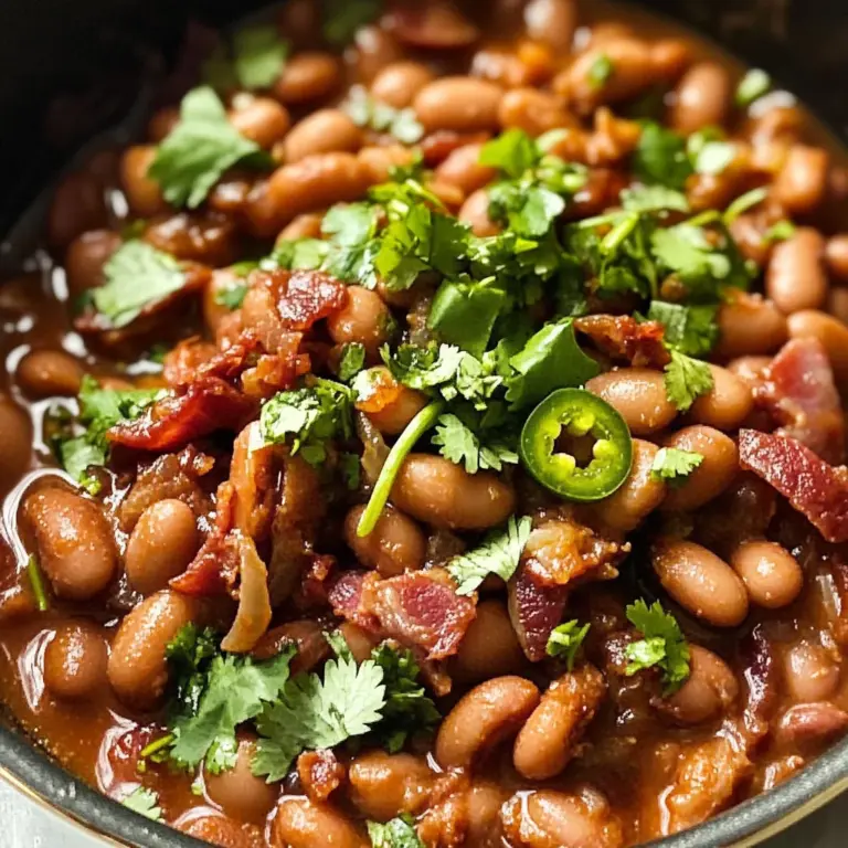 Drunken Beans (Frijoles Borrochos)