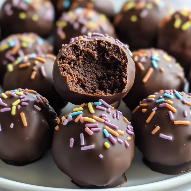 Easy Brownie Truffles Recipe