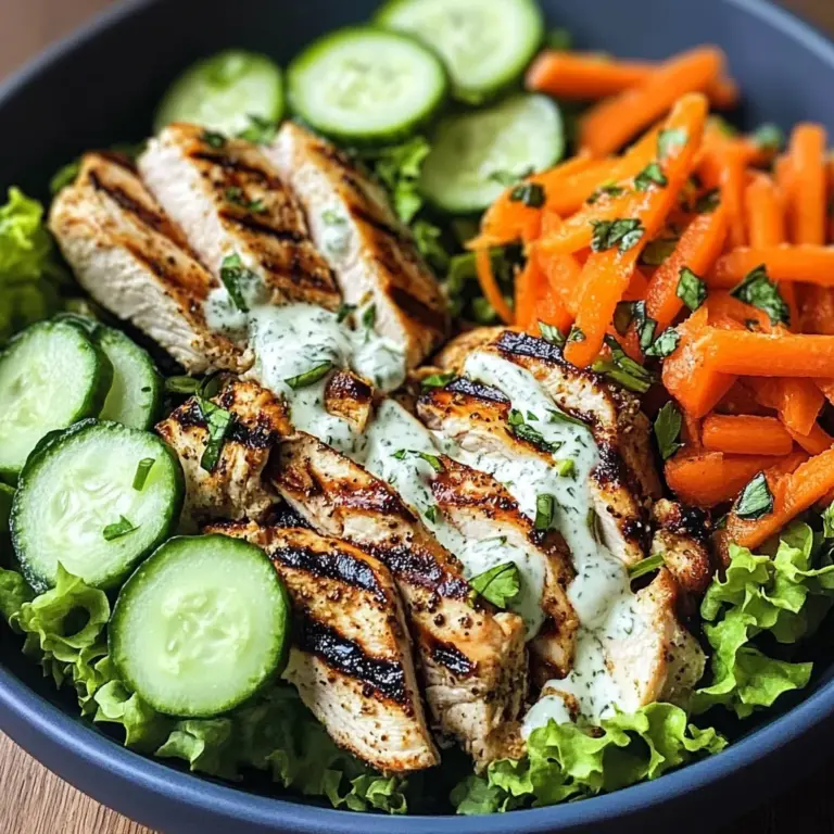 Grilled Chicken & Crunchy Veggie Power Bowl