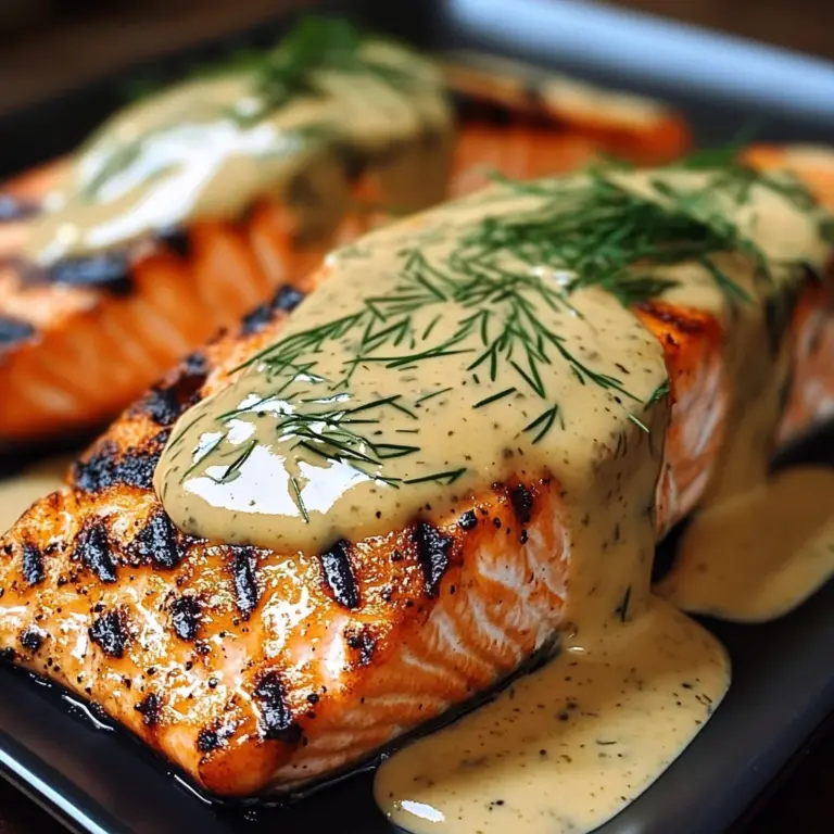Grilled Salmon with Dijon Mustard Sauce: A Flavorful Delight!