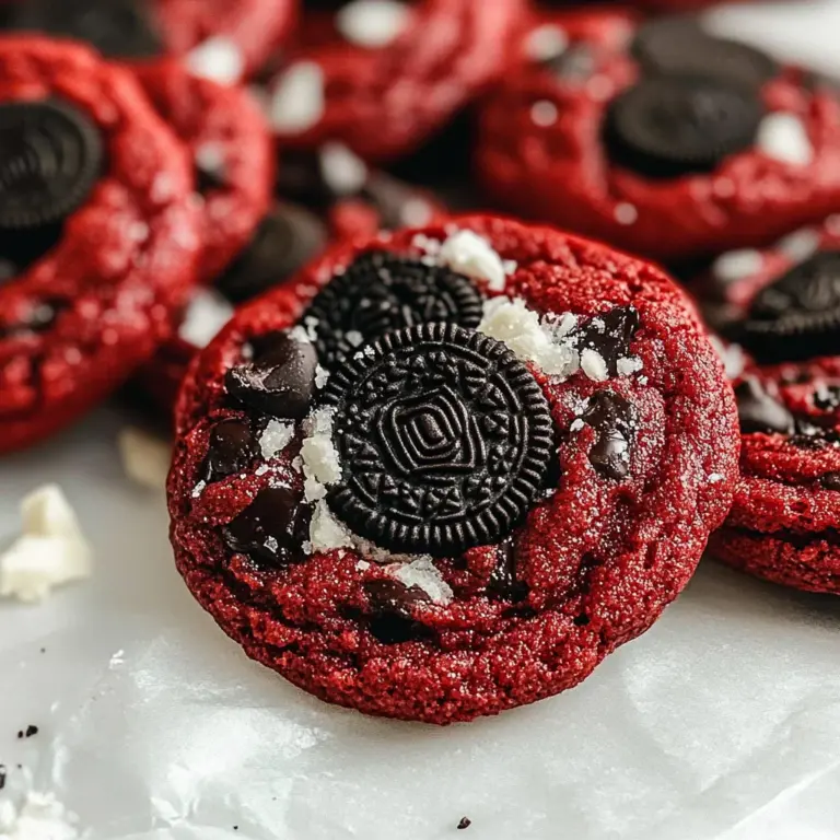 Homemade Red Velvet Oreo Cookies Recipe