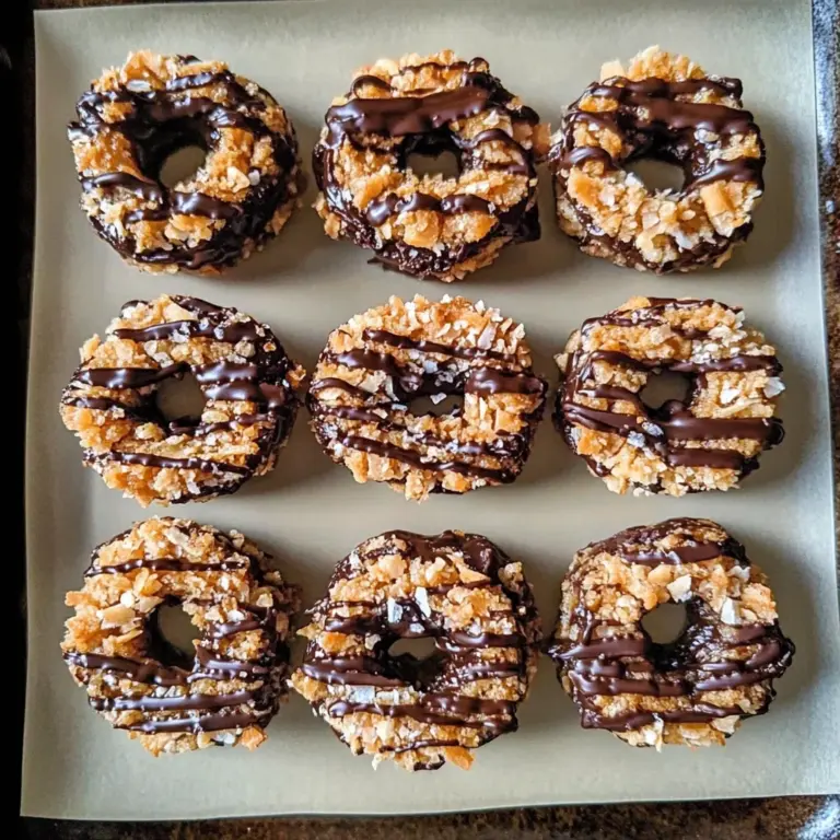 Homemade Samoas Cookies
