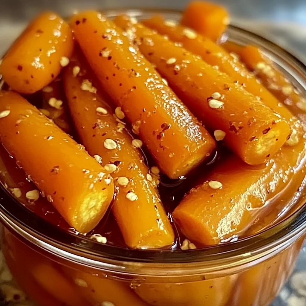 Hot Honey Pickled Carrots: A Sweet and Spicy Delight!
