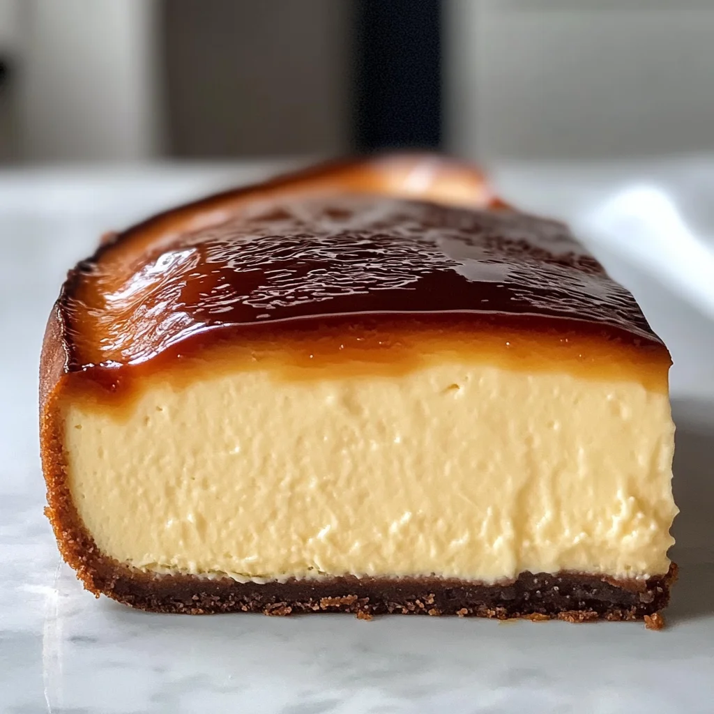 Indulge in Creamy Burnt Basque Cheesecake Bliss