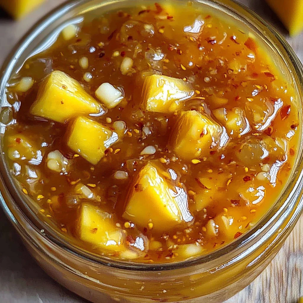 Mango Habanero Honey Garlic Sauce – Sweet, Spicy & Irresistible