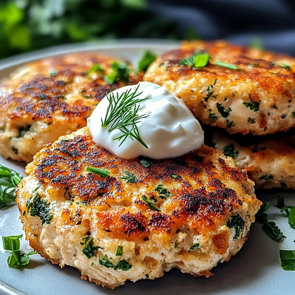 Mediterranean Chicken Patties