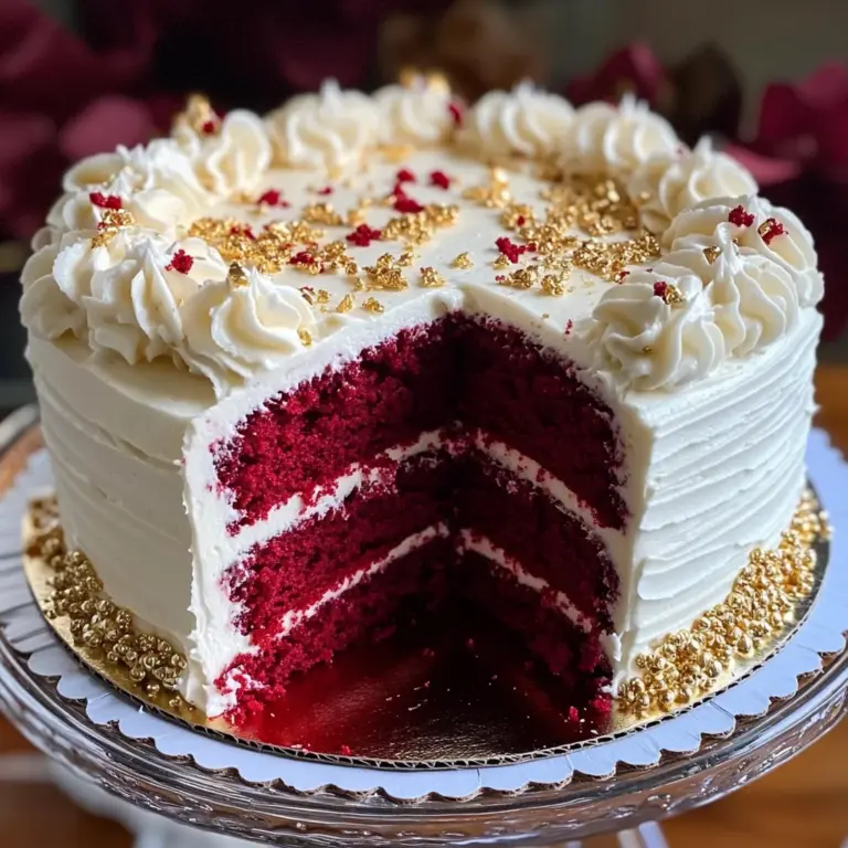 Red Velvet Cake with Cream Cheese Buttercream