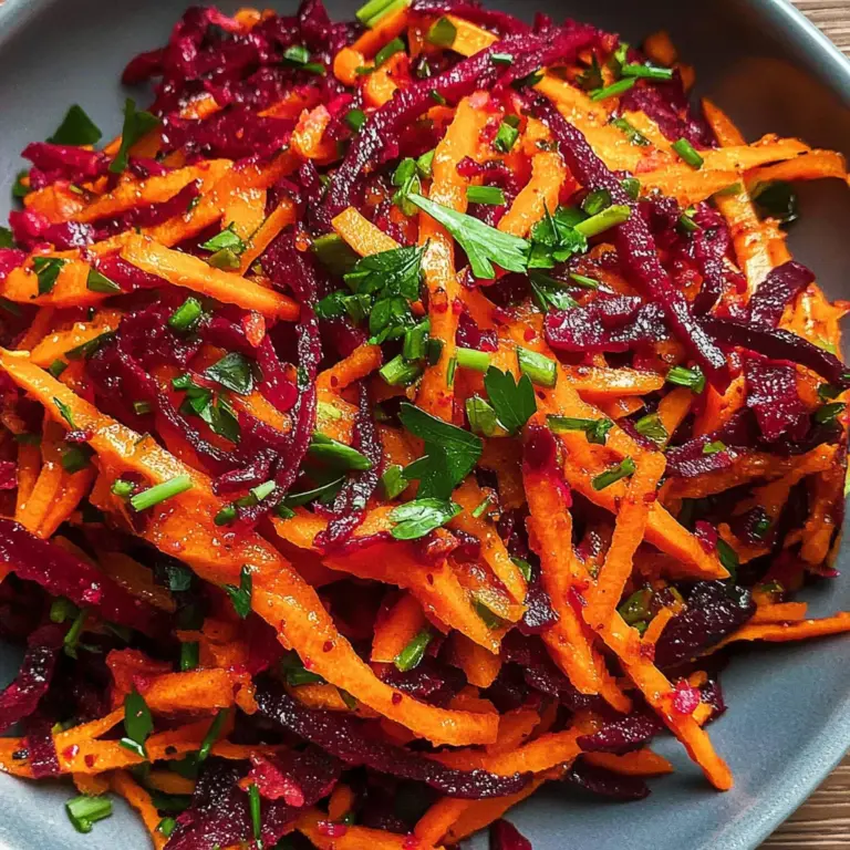Simple No-Cook Grated Beet & Carrot Salad