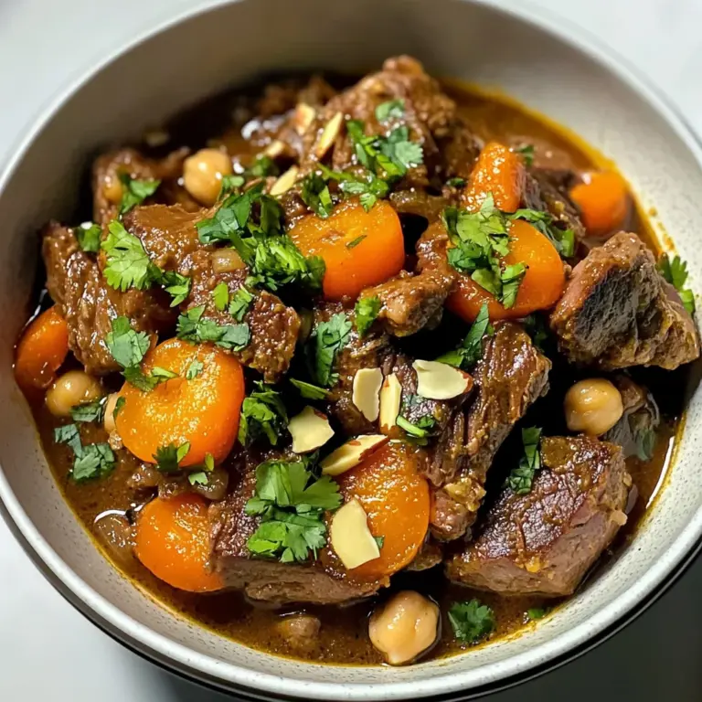 Slow Cooker Moroccan Lamb Tagine with Apricots