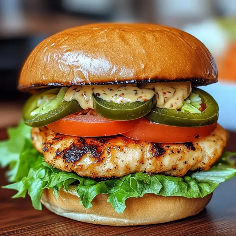 Spicy Chipotle Chicken Burger