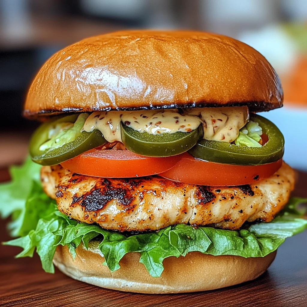 Spicy Chipotle Chicken Burger