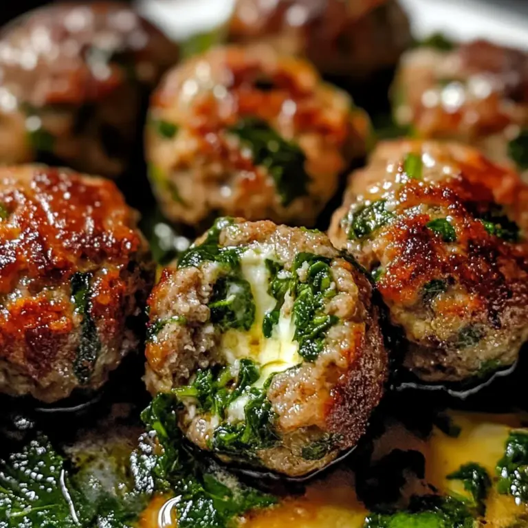 Spinach Garlic Meatballs Recipe Everyone Will Love
