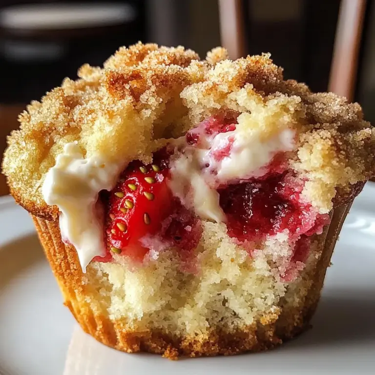 Strawberry Cream Cheese Muffins