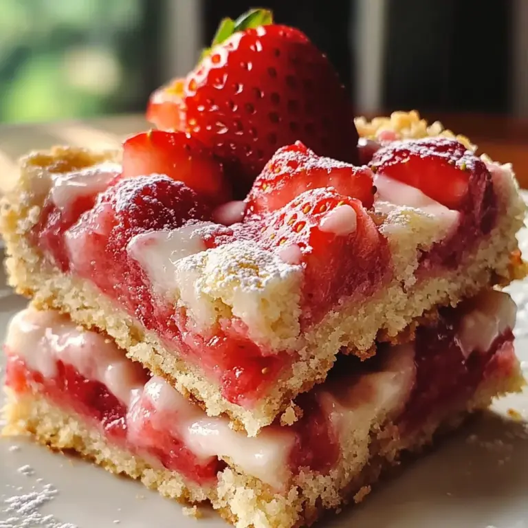 Strawberry Shortcake Bars Recipe