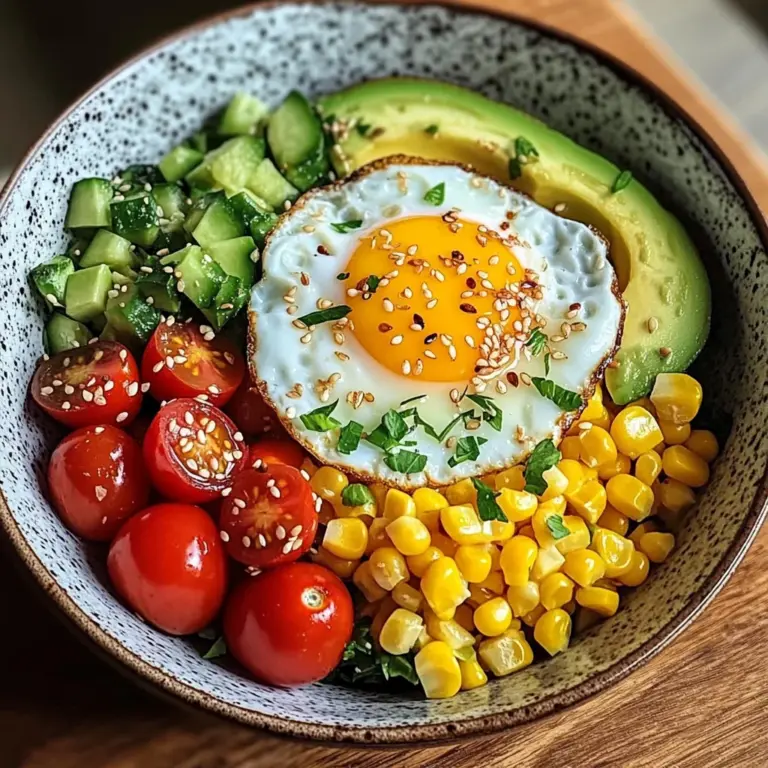 Sunshine Veggie & Egg Bowl