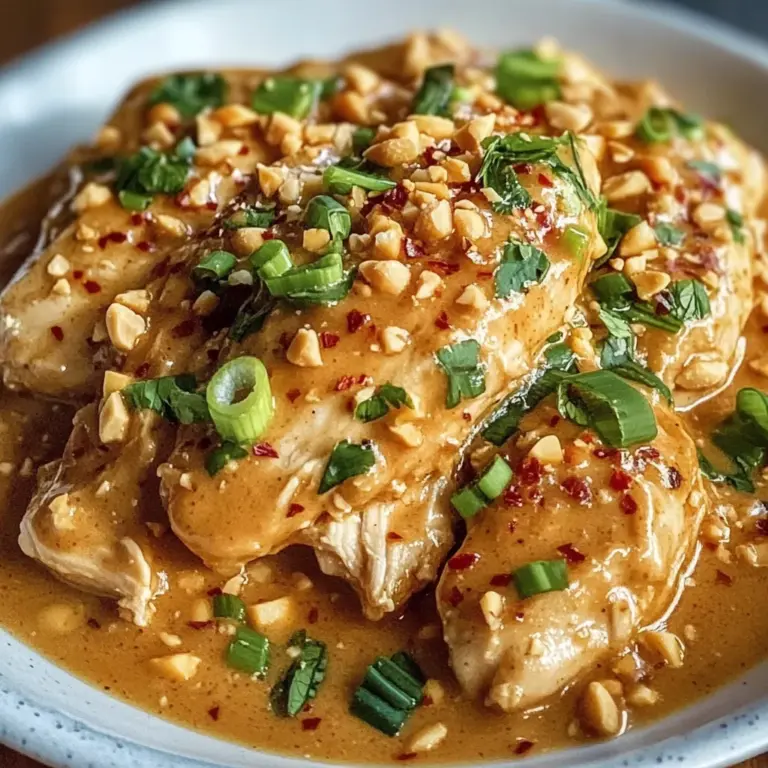 Thai Peanut Chicken Recipe