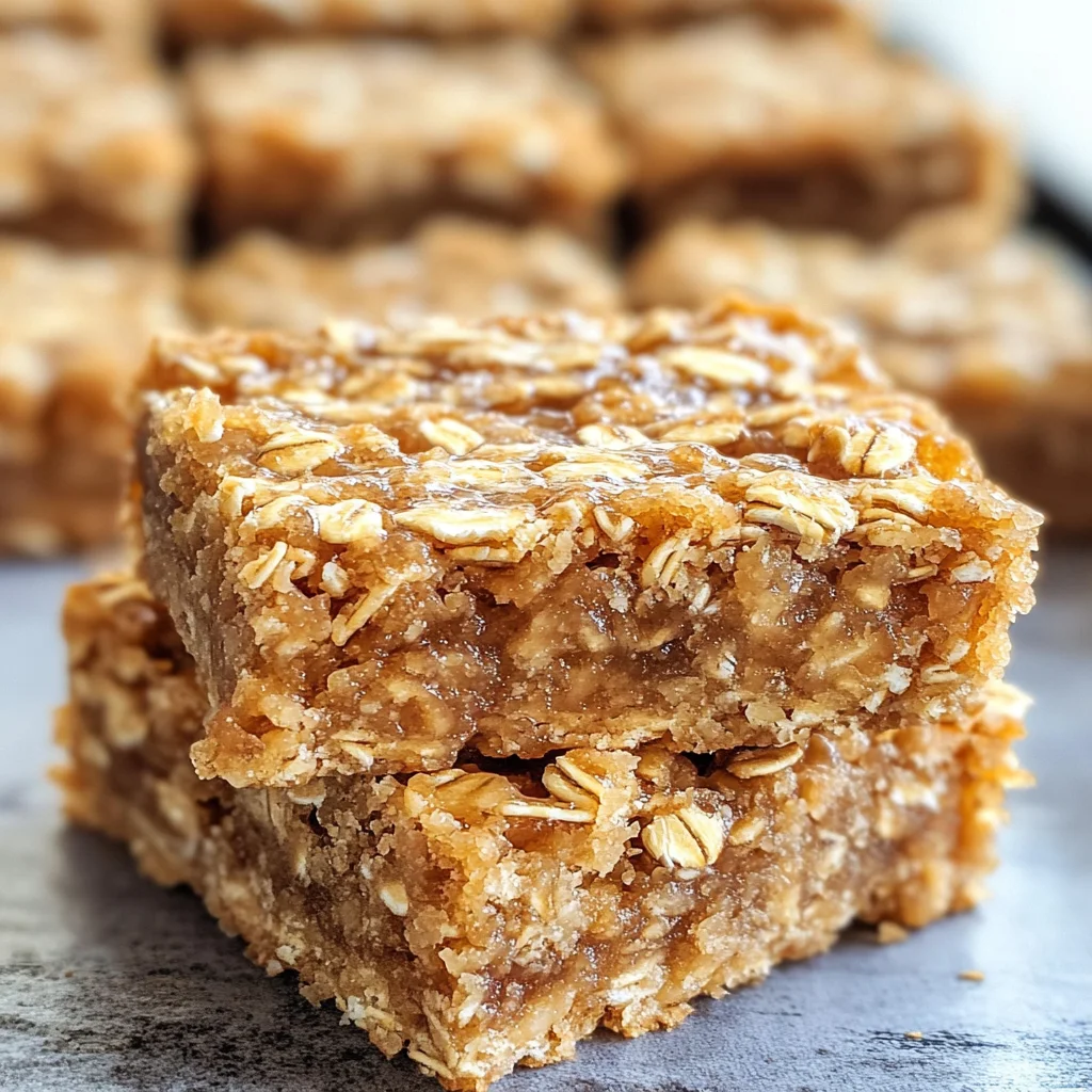 3 Ingredient Apple Oatmeal Bars