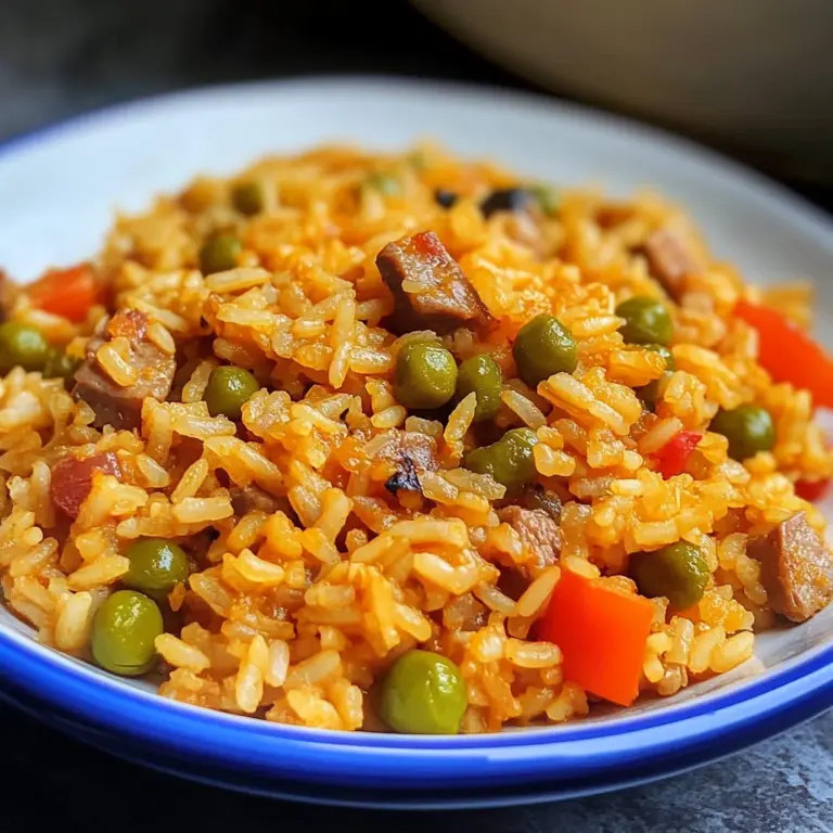 Arroz Con Gandules (Puerto Rican Rice with Pigeon Peas)