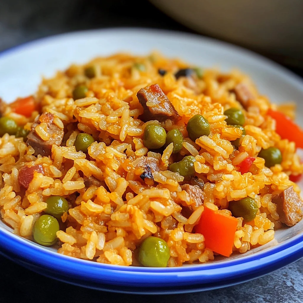 Arroz Con Gandules (Puerto Rican Rice with Pigeon Peas)