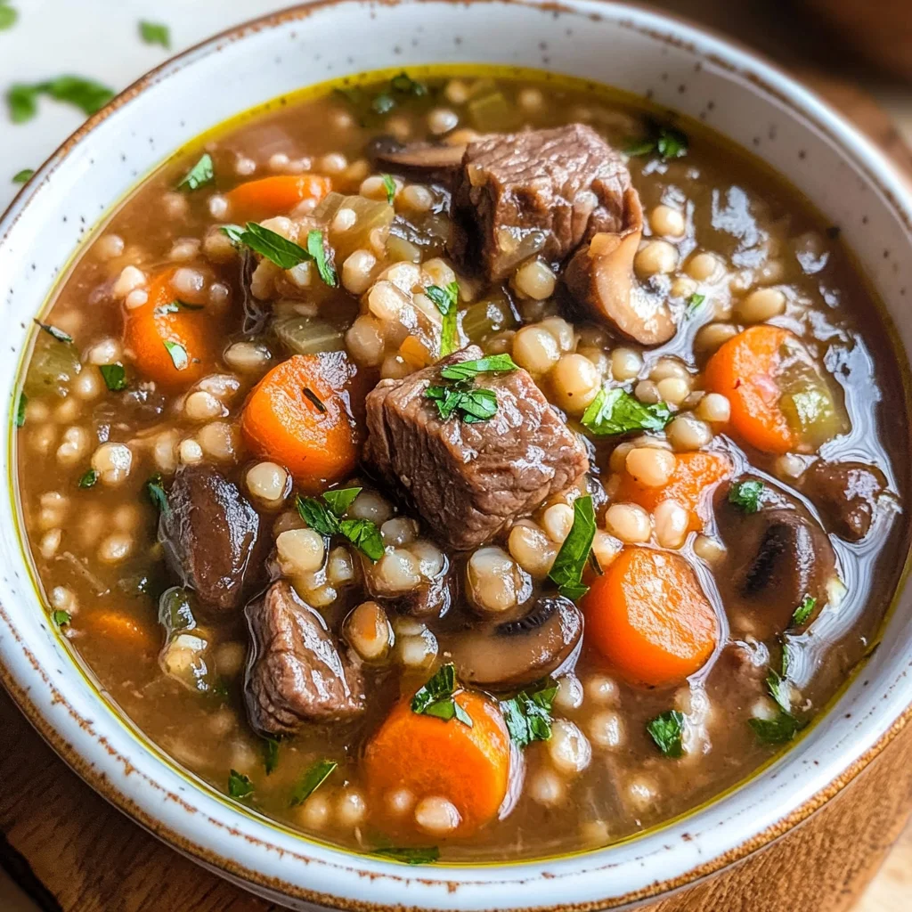 Beef Barley Soup